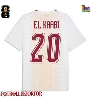 Marocko Ayoub El Kaabi #20 Bortatröja VM 2026 Kortärmad
